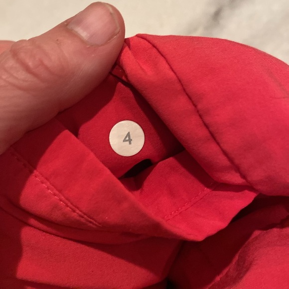 Hot pink drawstring Lululemon shorts 2.5 inch size 4 - Picture 9 of 10